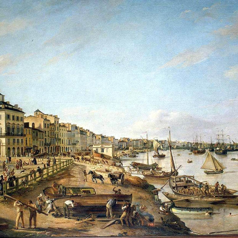 Bordeaux, le port de la lune